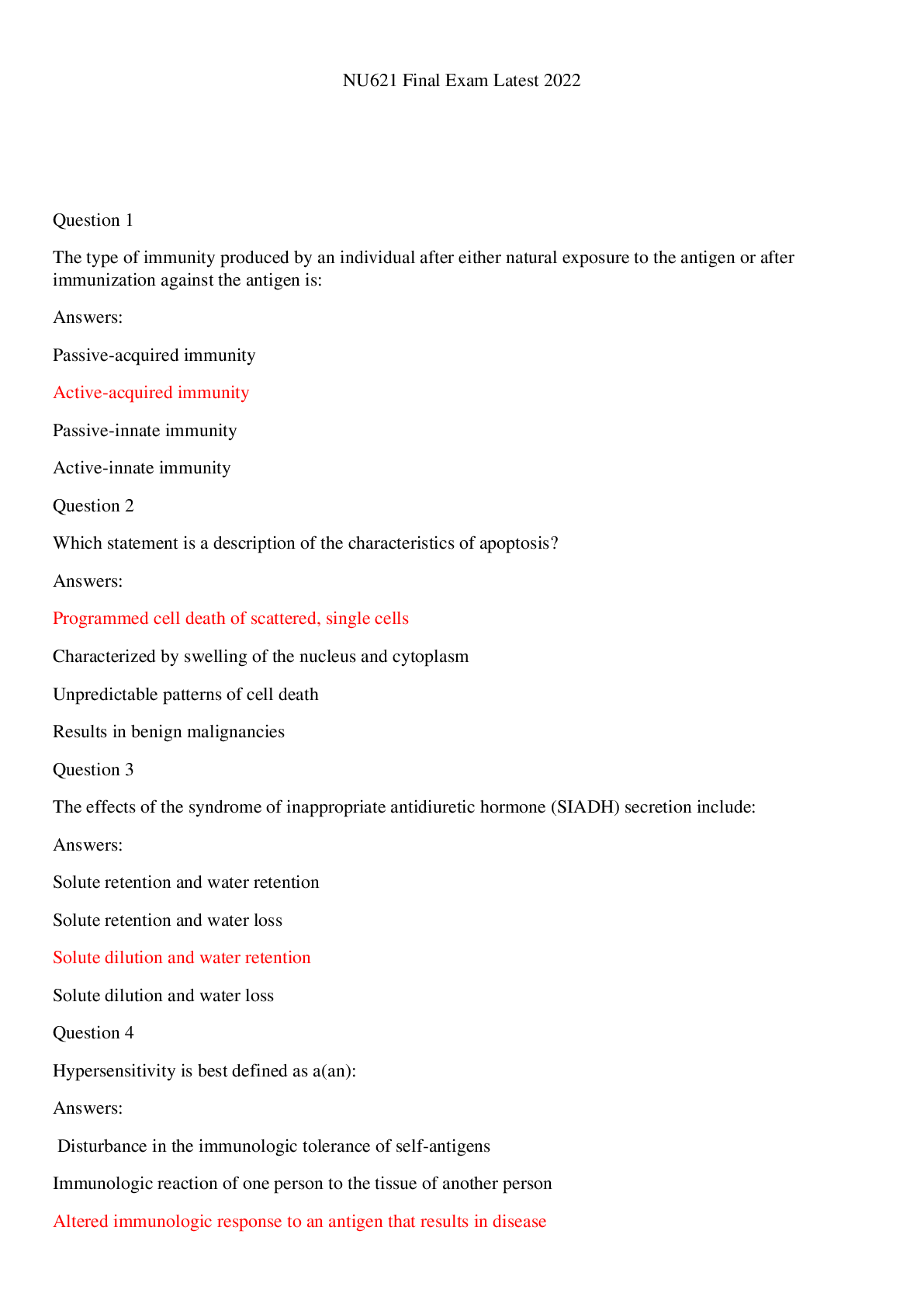 Preview image for NU621 Final Exam Updated